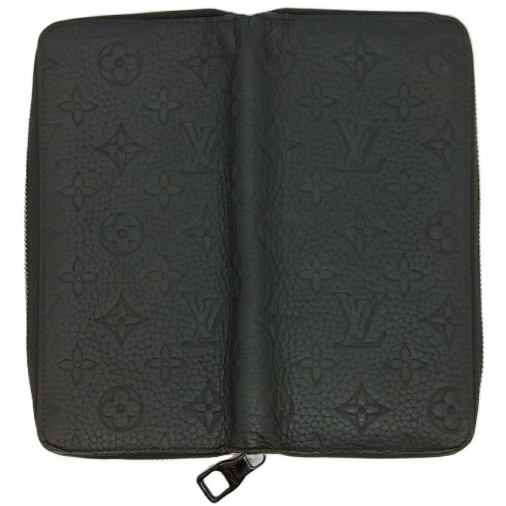 Louis Vuitton Black Noir Leather Coin Purse/Coin Case (Pre-Owned)