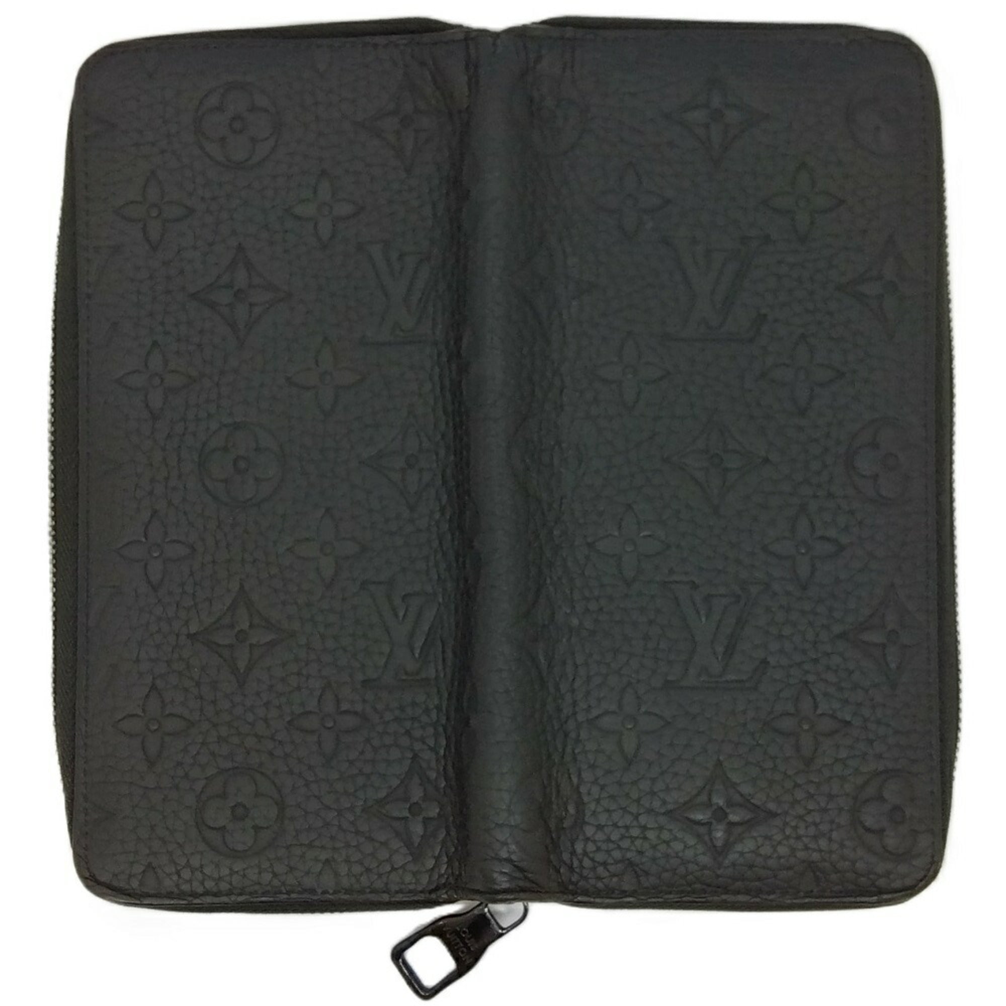 Louis Vuitton Black Noir Leather Coin Purse/Coin Case (Pre-Owned)
