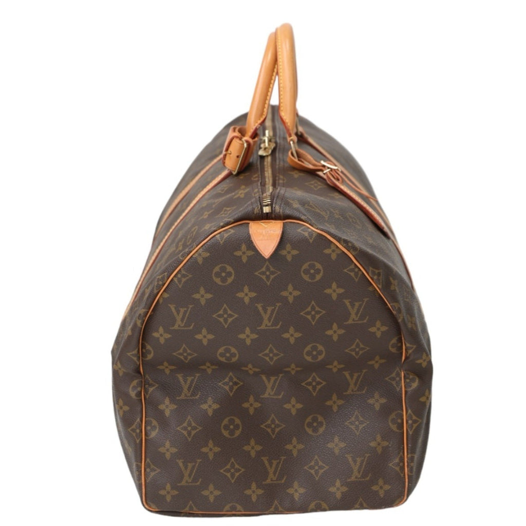 Louis Vuitton Brown Monogram Canvas Boston Bag (Pre-Owned)
