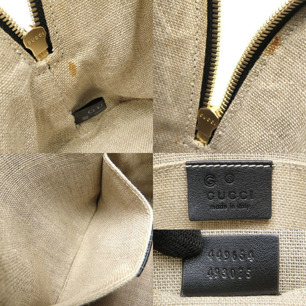 Gucci Black Leather Handbag (Pre-Owned)