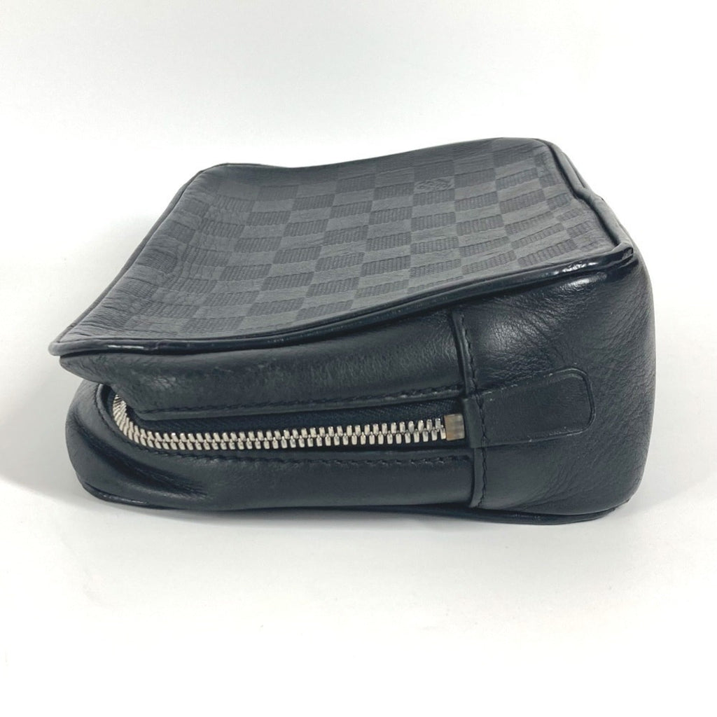 Louis Vuitton Damier Infini Black Onyx Damier Infini Clutch Bag (Pre-Owned)