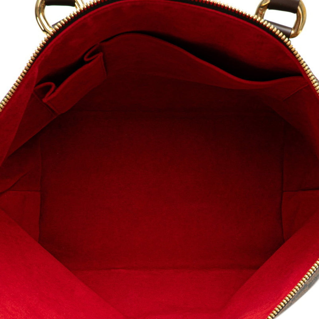 Louis Vuitton Brown Pvc Leather Handbag Shoulder Bag (Pre-Owned)