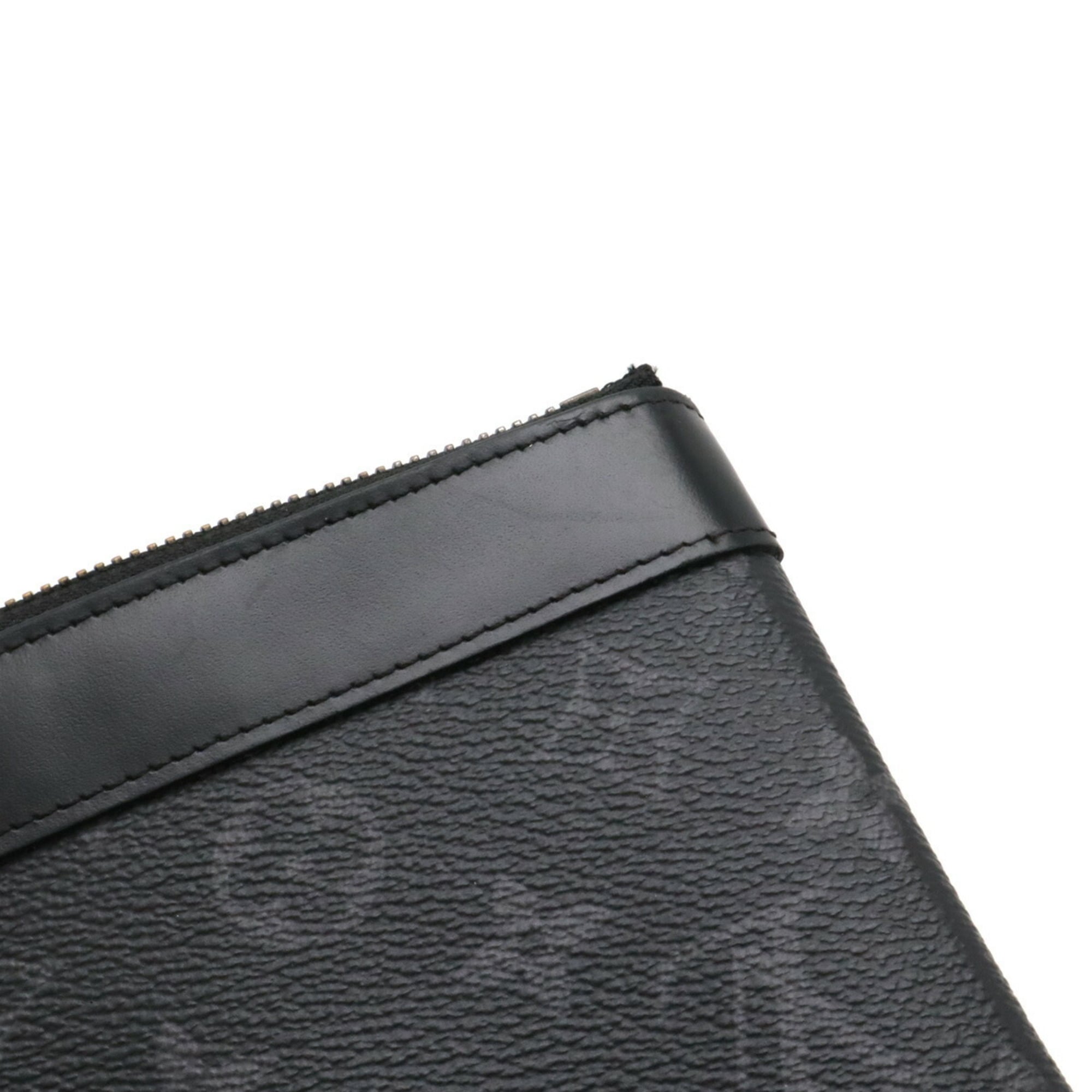 Louis Vuitton Monogram Eclipse Pvc Clutch Bag Pochette Pouch (Pre-Owned)