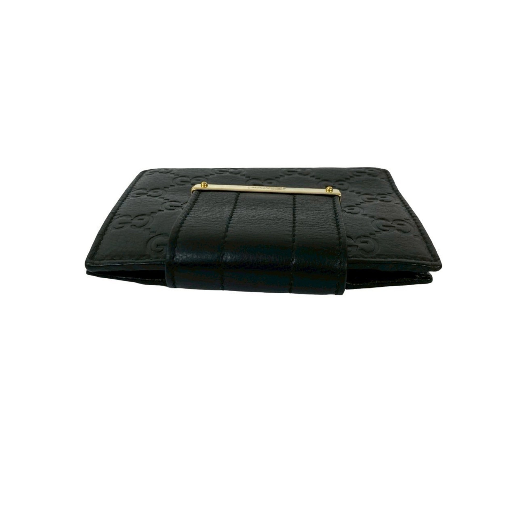 Gucci Black Leather Wallet (Bi-Fold) (Pre-Owned)