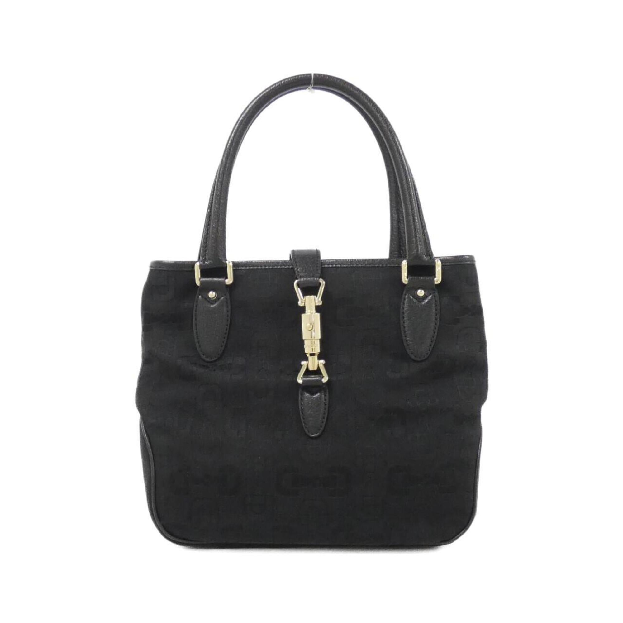 Gucci Black Canvas Handbag (Pre-Owned)