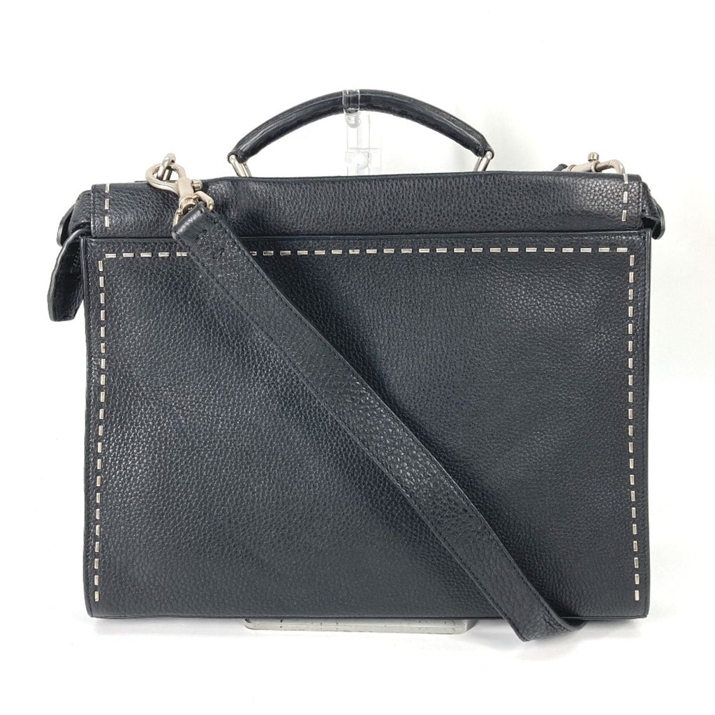 Fendi Black Leather Handbag (Pre-Owned)