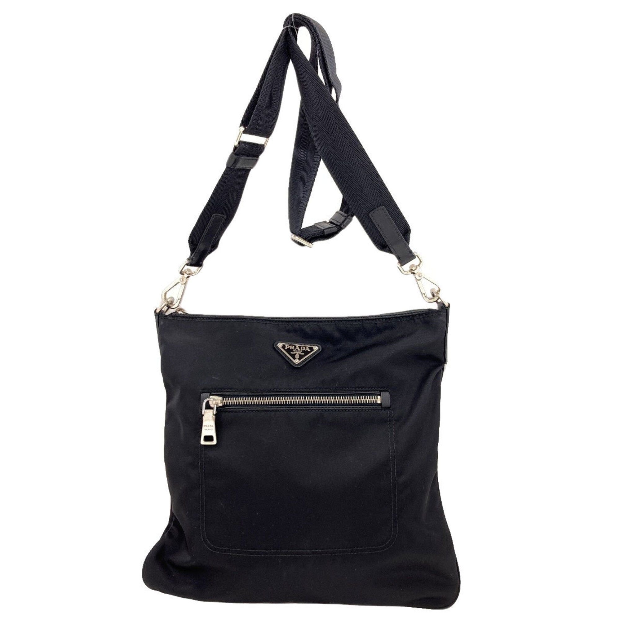 Prada Black Nylon Shoulder Bag (Pre-Owned)