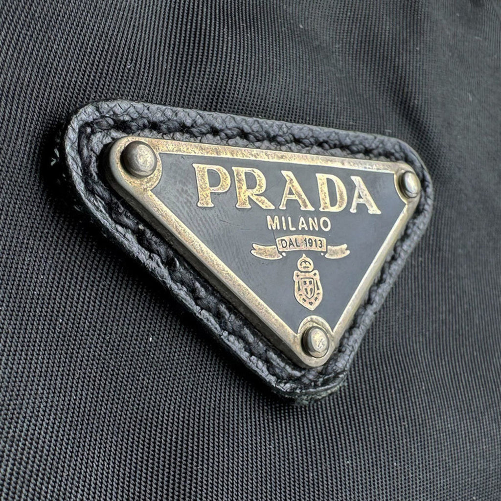 Prada Black Nylon Shoulder Bag (Pre-Owned)