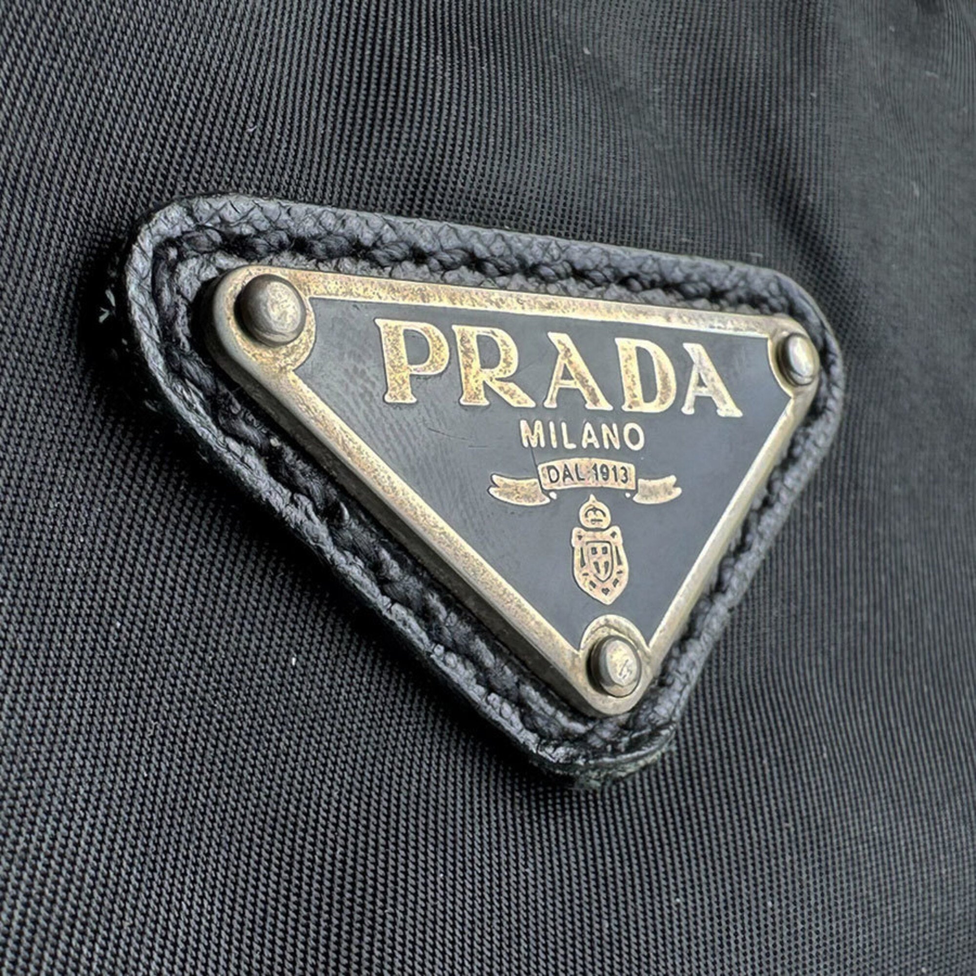 Prada Black Nylon Shoulder Bag (Pre-Owned)