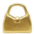 Bottega Veneta Gold Leather Handbag (Pre-Owned)