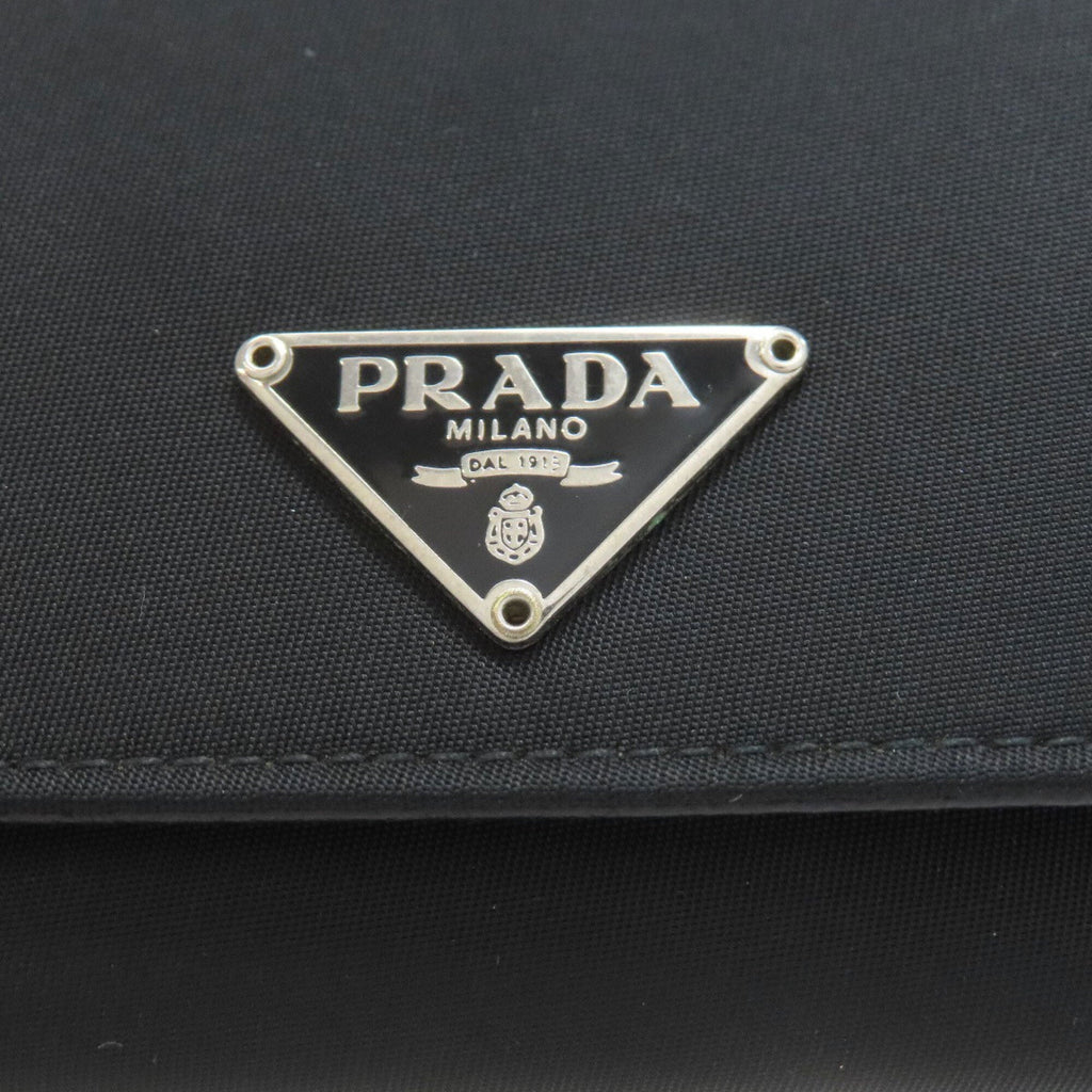 Prada Black Nylon Wallet (Tri-Fold) (Pre-Owned)