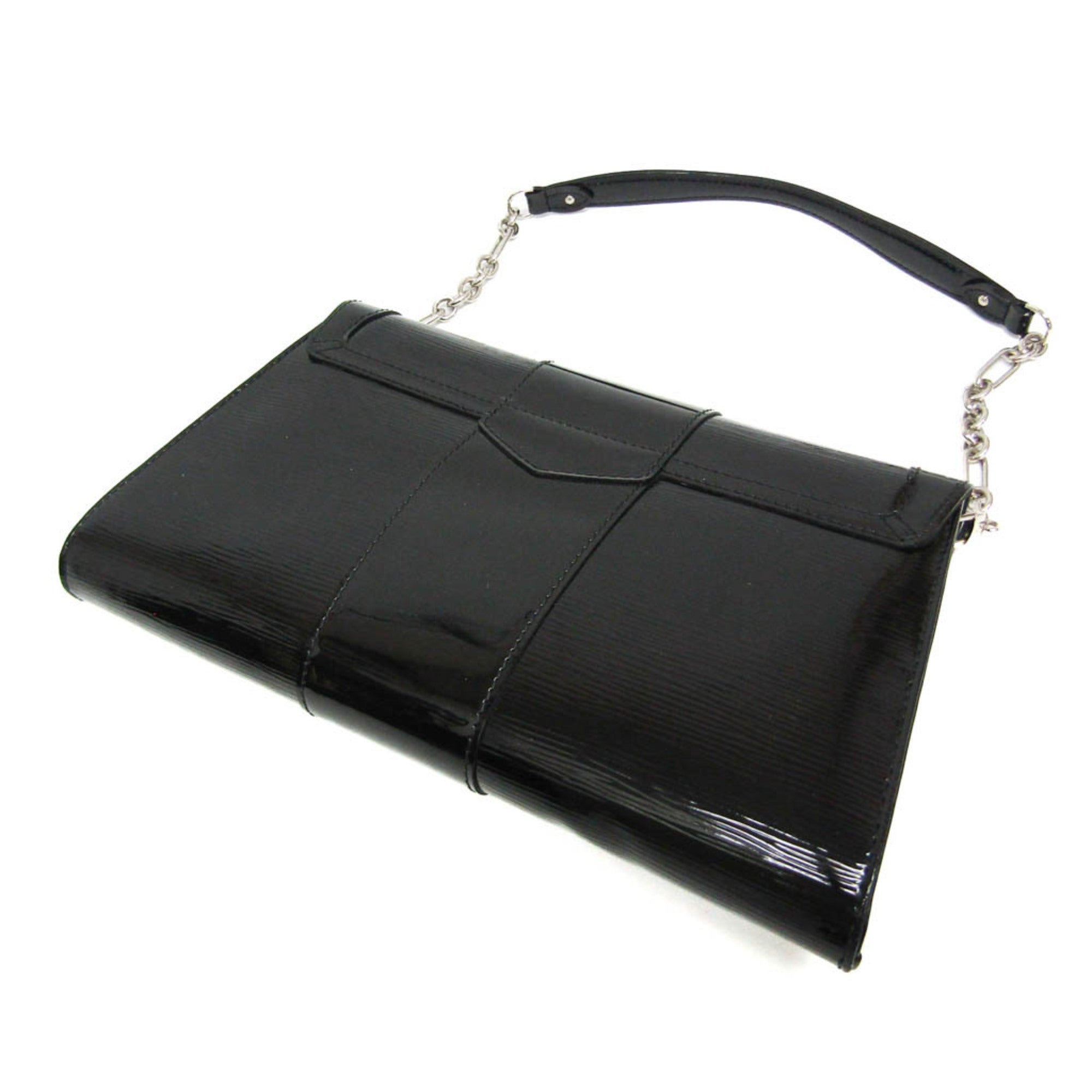 Louis Vuitton Epi Electric Noir Patent Leather Shoulder Bag (Pre-Owned)