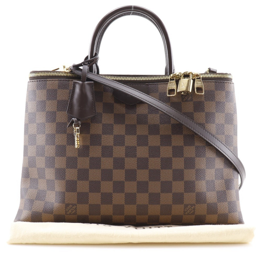 Louis Vuitton Brown Damier Canvas Handbag (Pre-Owned)