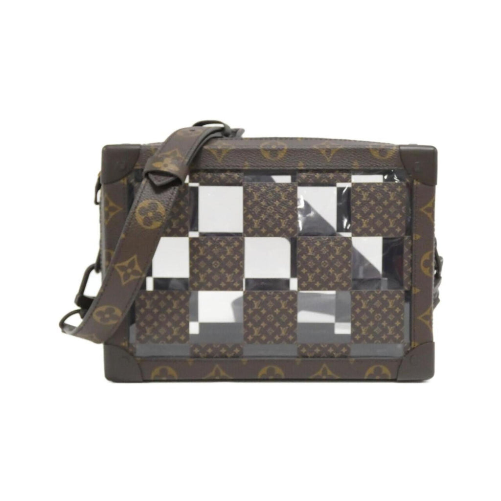 Louis Vuitton Marron Coated Canvas Shoulder Bag (Pre-Owned)