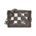 Louis Vuitton Marron Coated Canvas Shoulder Bag (Pre-Owned)