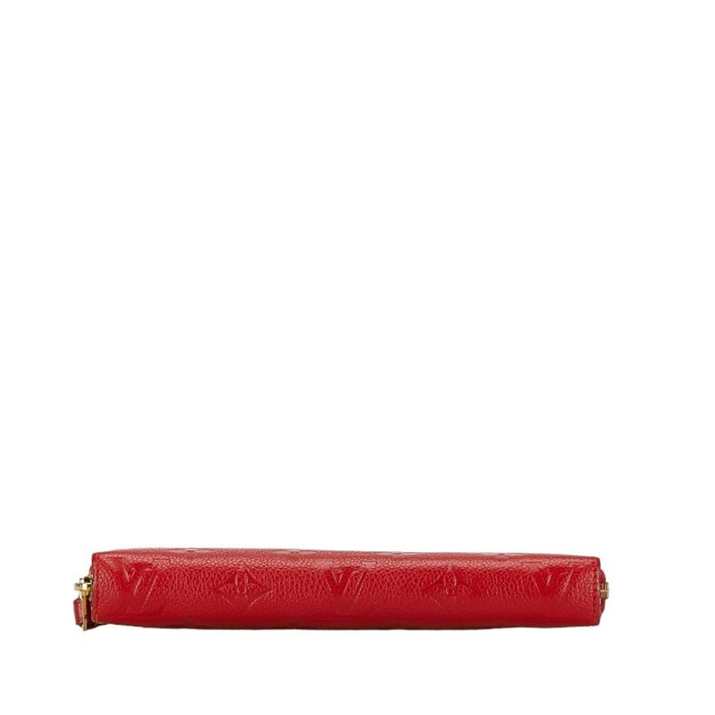 Louis Vuitton Auriane Red Color Leather Coin Purse/Coin Case (Pre-Owned)