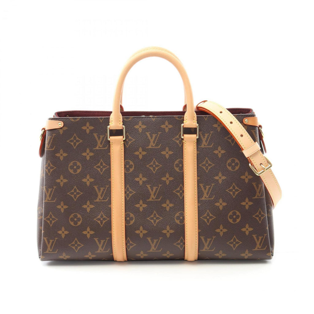Louis Vuitton Brown Coated Canvas Pvc Leather Handbag (Pre-Owned)