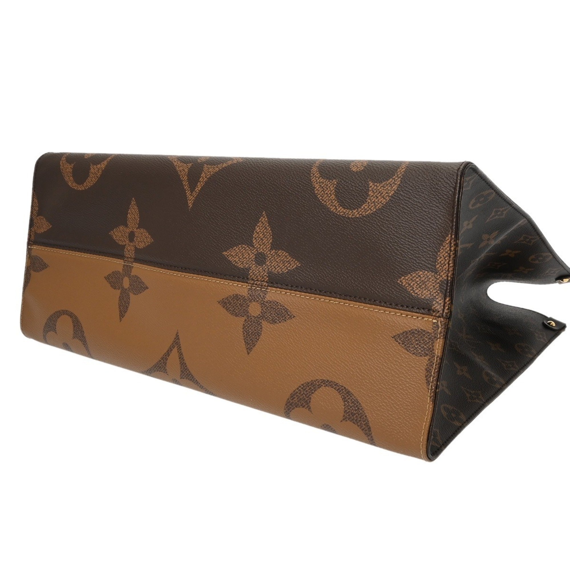 Louis Vuitton Brown Monogram Canvas Handbag (Pre-Owned)