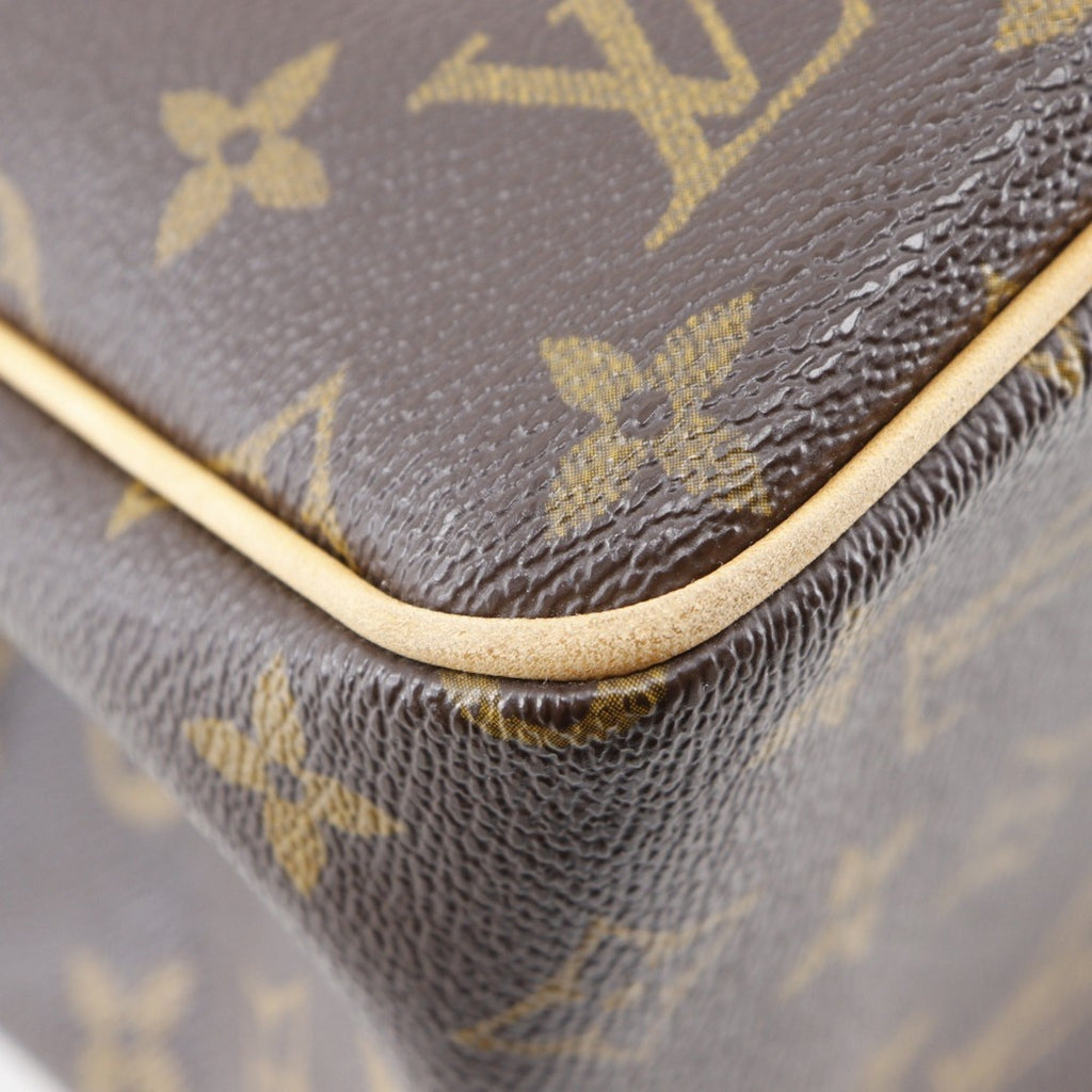 Louis Vuitton Brown Monogram Canvas Handbag (Pre-Owned)