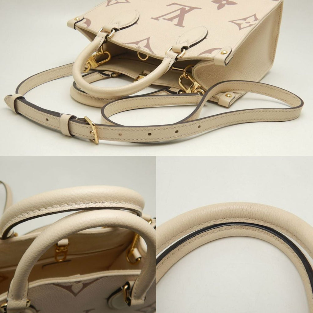 Louis Vuitton Cream Monogram Empreinte Tote Bag (Pre-Owned)