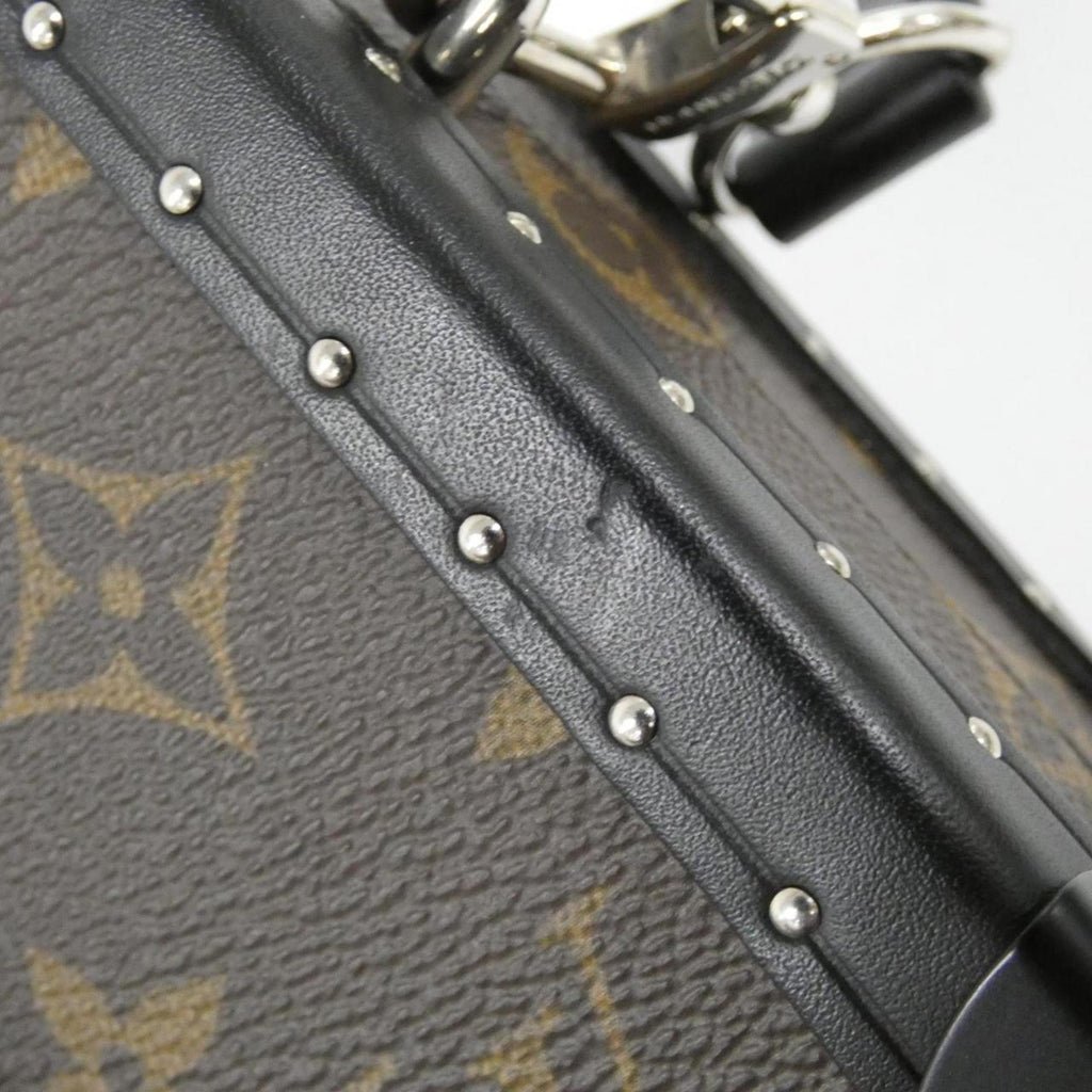 Louis Vuitton Marron Coated Canvas Chain/Shoulder Wallet (Pre-Owned)