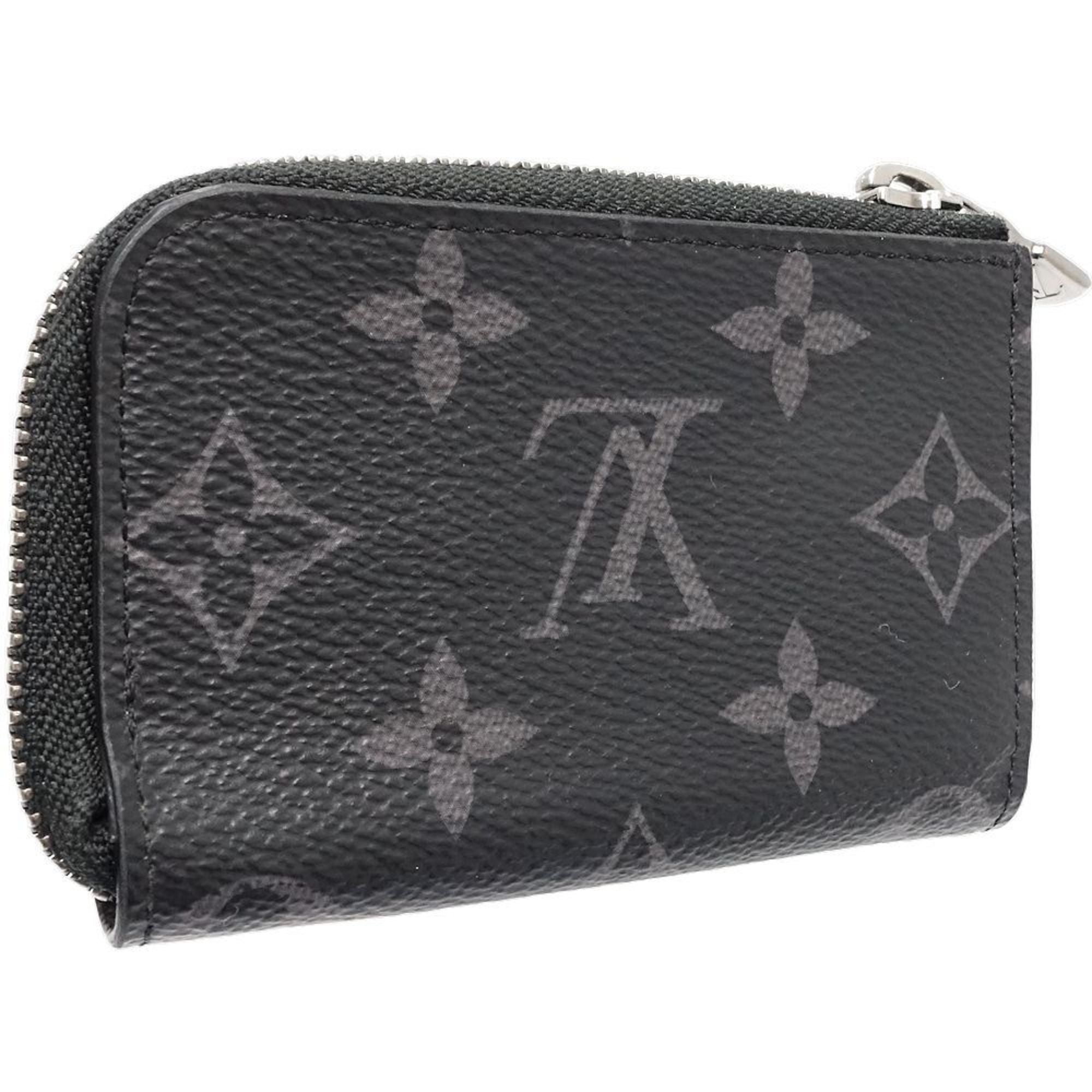 Louis Vuitton Black Monogram Eclipse Canvas Coin Purse/Coin Case (Pre-Owned)