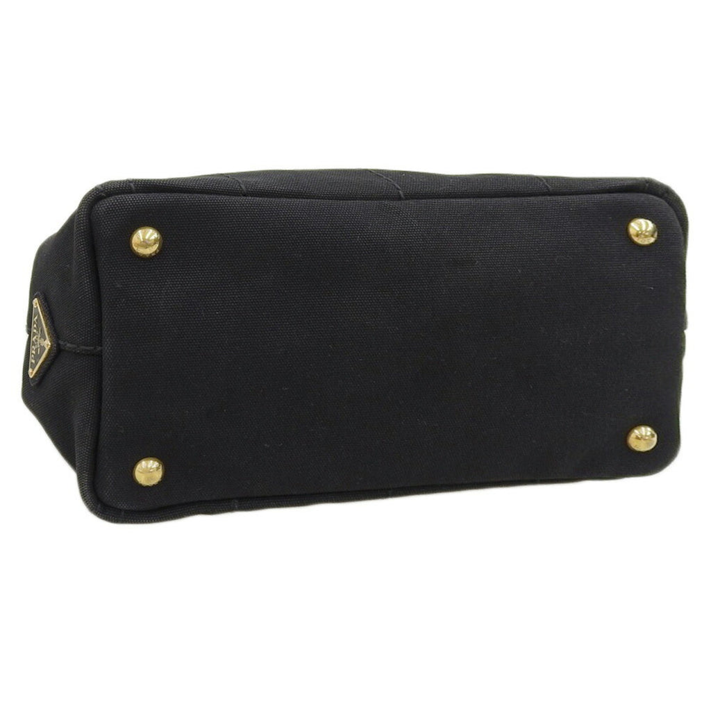 Prada Black Canvas Handbag (Pre-Owned)