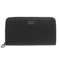 Bottega Veneta Black Leather Long Wallet (Bi-Fold) (Pre-Owned)