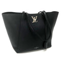 Louis Vuitton Black Leather Shoulder Bag (Pre-Owned)