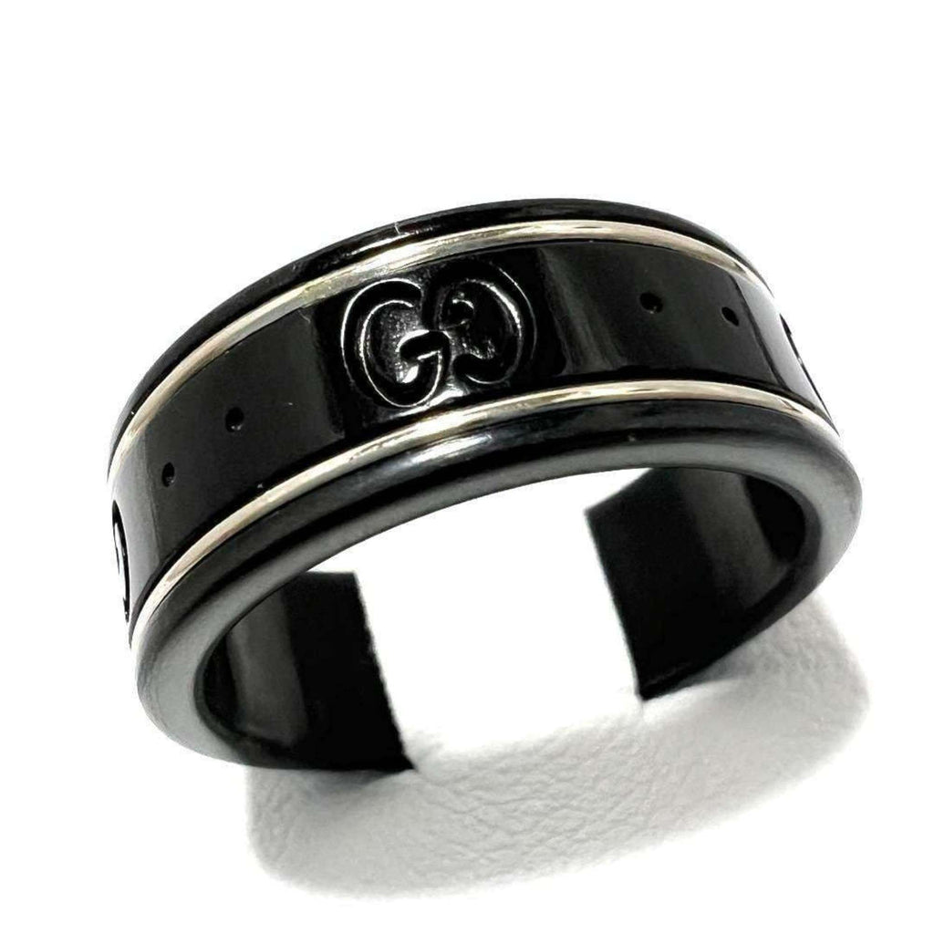 Gucci White Gold (18K) Ceramic Band Ring (Pre-Owned)