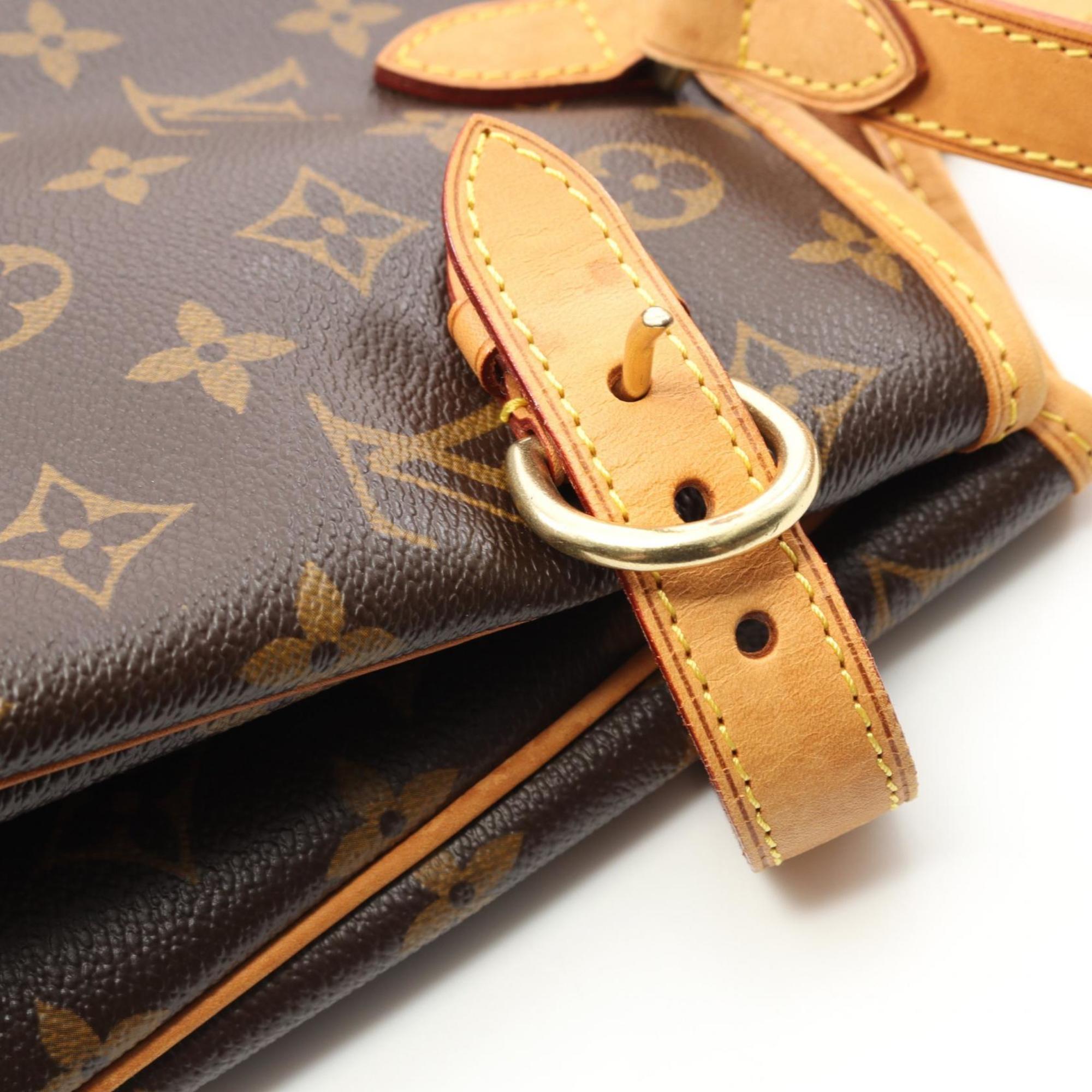 Louis Vuitton Brown Monogram Coated Canvas Pvc Leather Shoulder Bag (Pre-Owned)