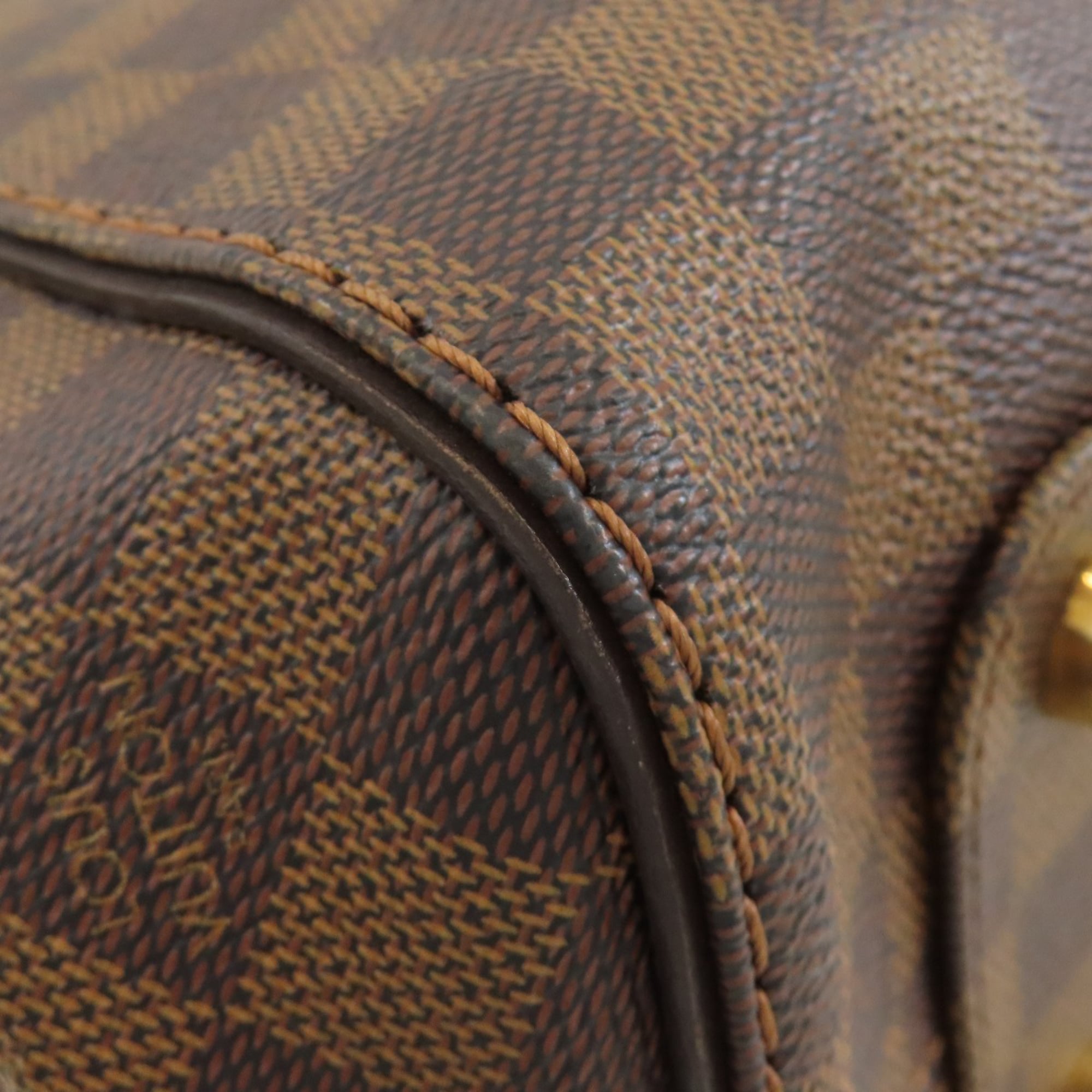 Louis Vuitton Brown Damier Canvas Ebene Damier Canvas Tote Bag (Pre-Owned)