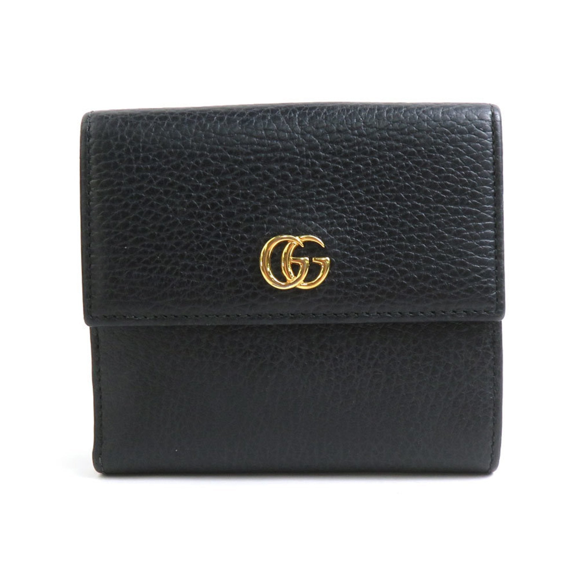 Gucci Black Leather Wallet (Bi-Fold) (Pre-Owned)