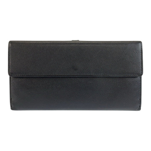 Chanel Black Leather Wallet (Bi-Fold) (Pre-Owned)