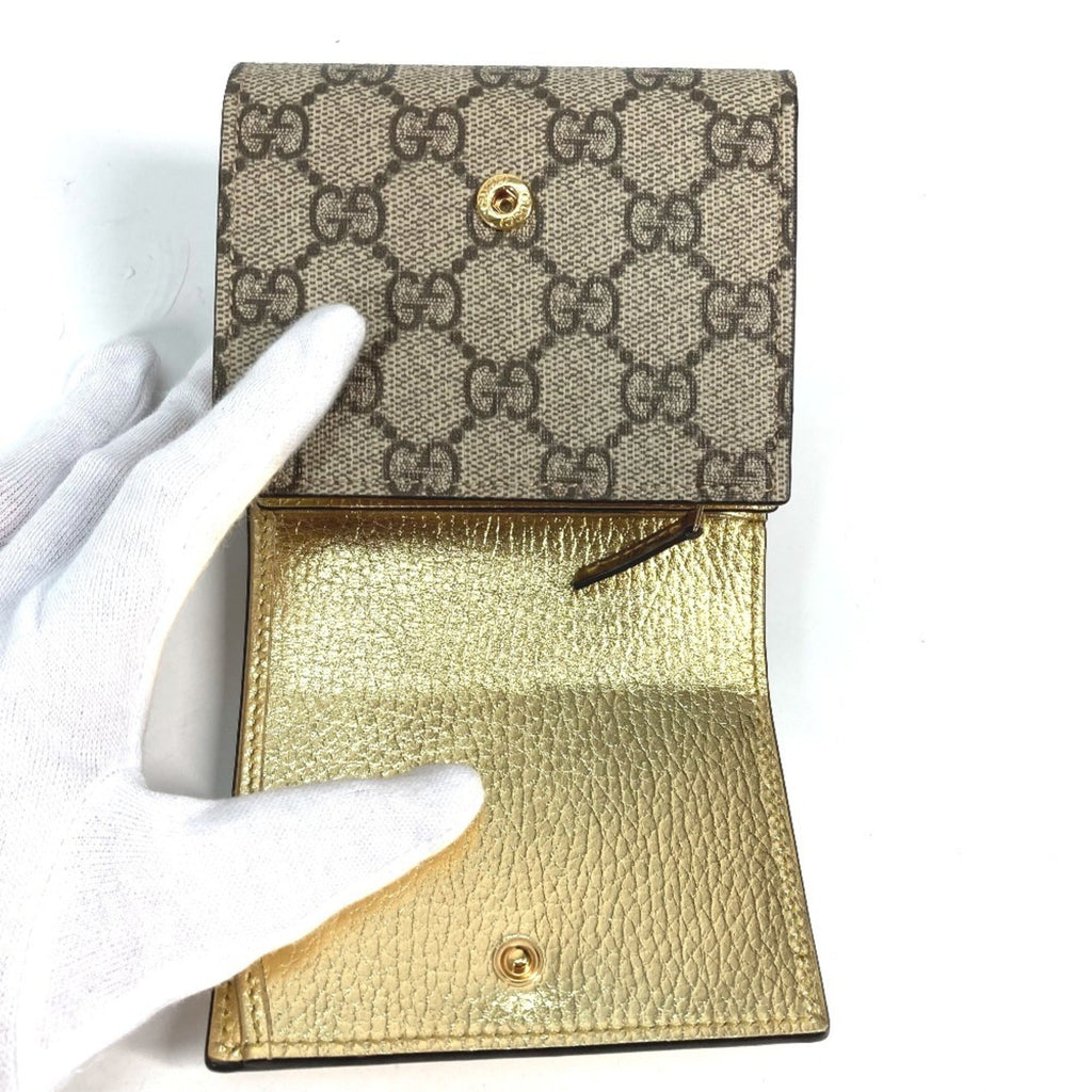Gucci Beige Leather Wallet (Bi-Fold) (Pre-Owned)