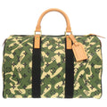 Louis Vuitton Green Boston Bag Handbag (Pre-Owned)