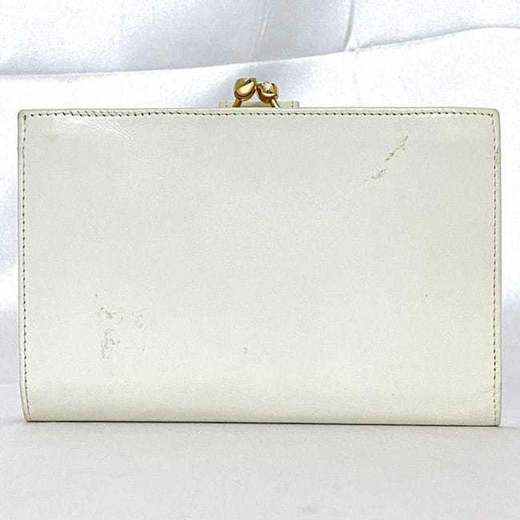 Gucci White Leather Wallet (Bi-Fold) (Pre-Owned)