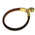 Louis Vuitton Monogram Brown Metal Monogram Charm Bracelet (Pre-Owned)