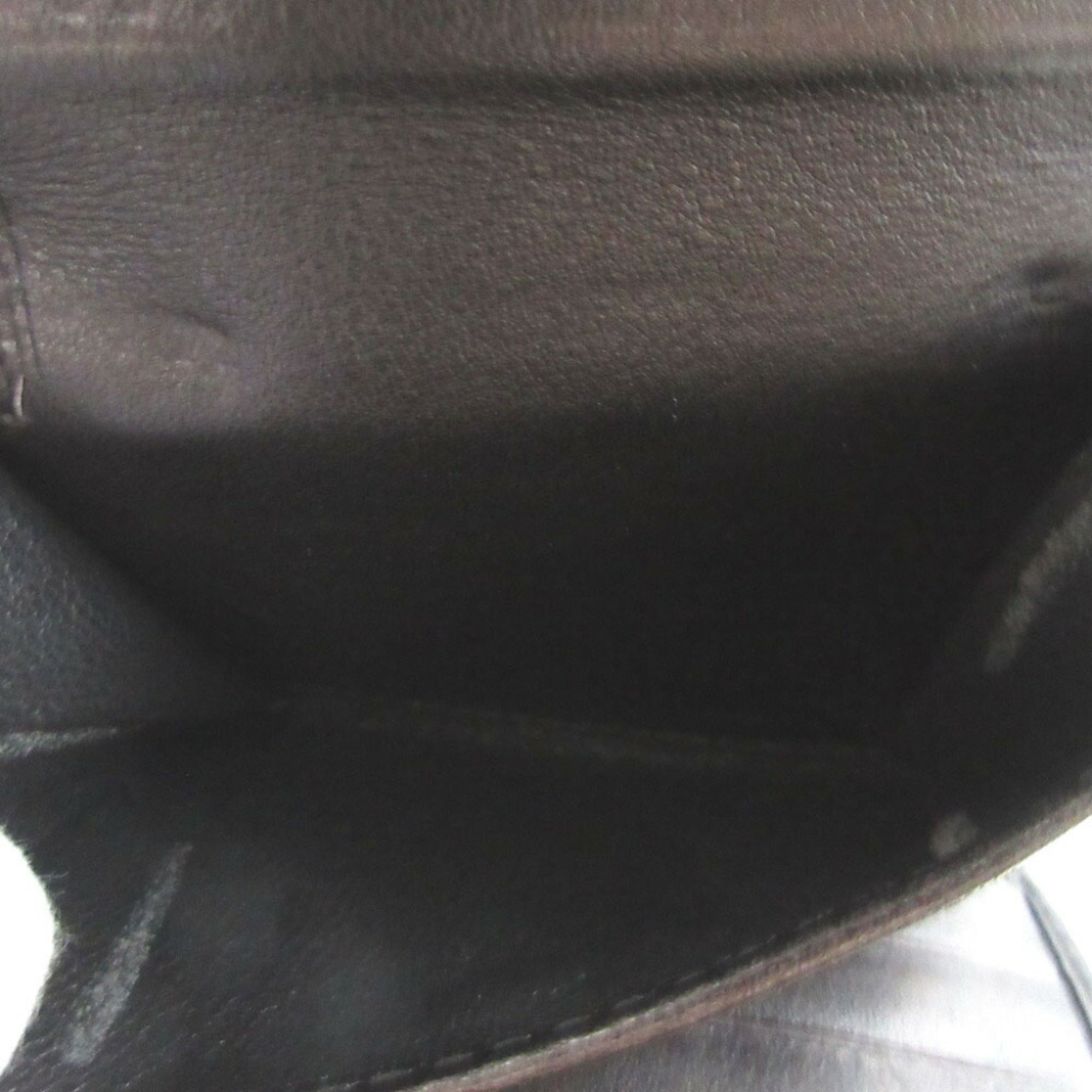 Gucci Black Gg Canvas Leather Wallet (Tri-Fold) (Pre-Owned)