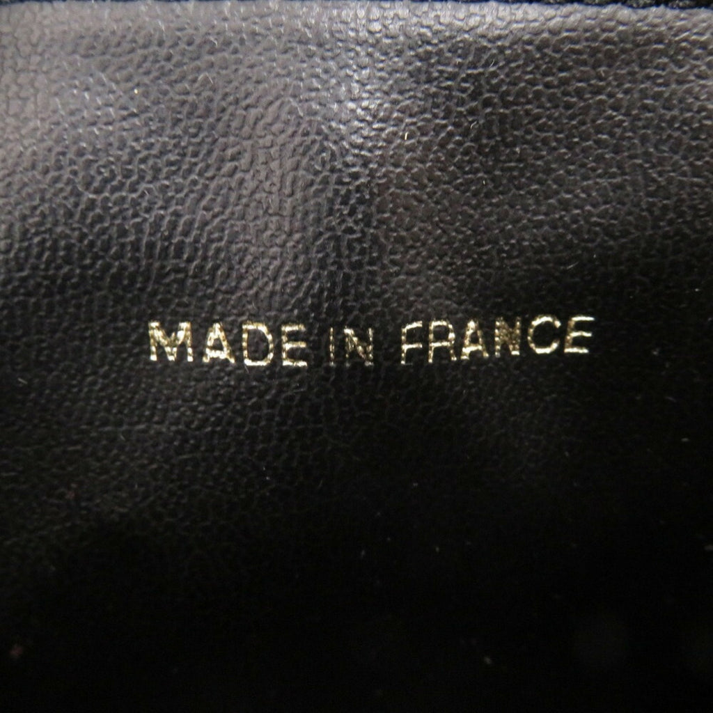 Chanel Black Grained Calfskin Handbag Vanity Bag (Pre-Owned)