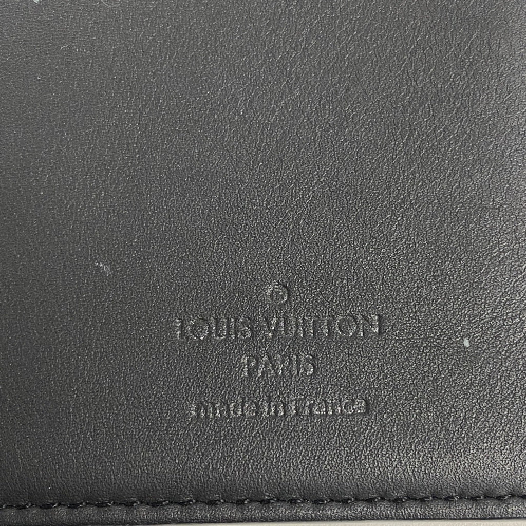 Louis Vuitton Black Monogram Shadow Long Wallet (Bi-Fold) (Pre-Owned)