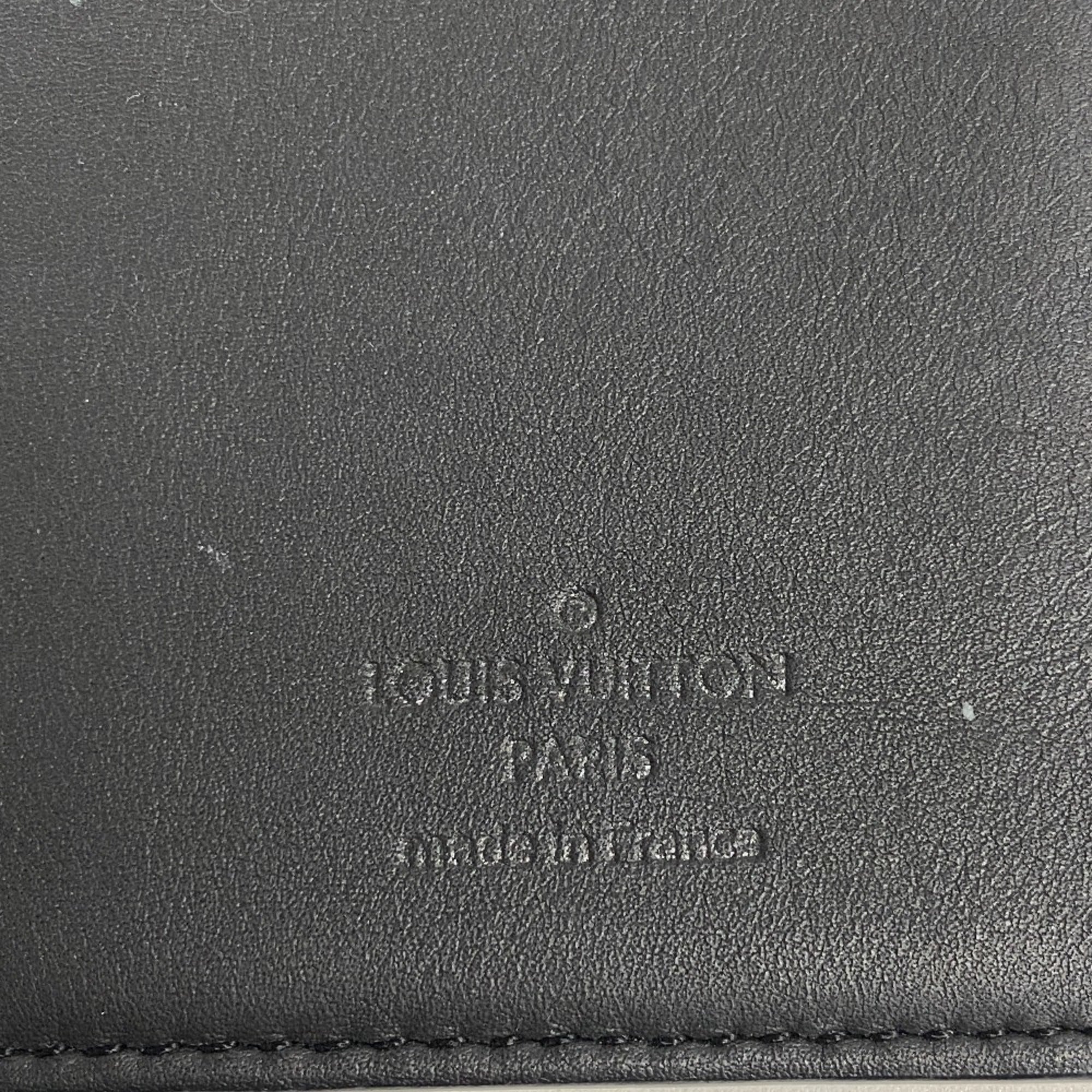 Louis Vuitton Black Monogram Shadow Long Wallet (Bi-Fold) (Pre-Owned)