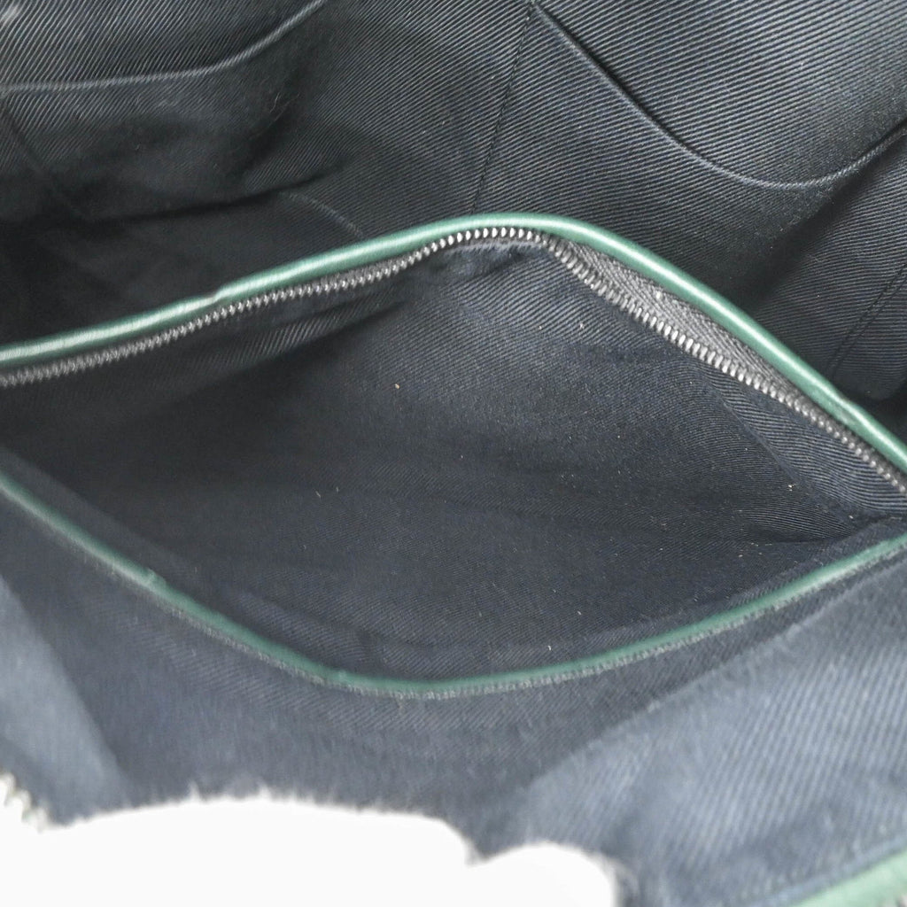 Bottega Veneta Green Intrecciato Backpack (Pre-Owned)