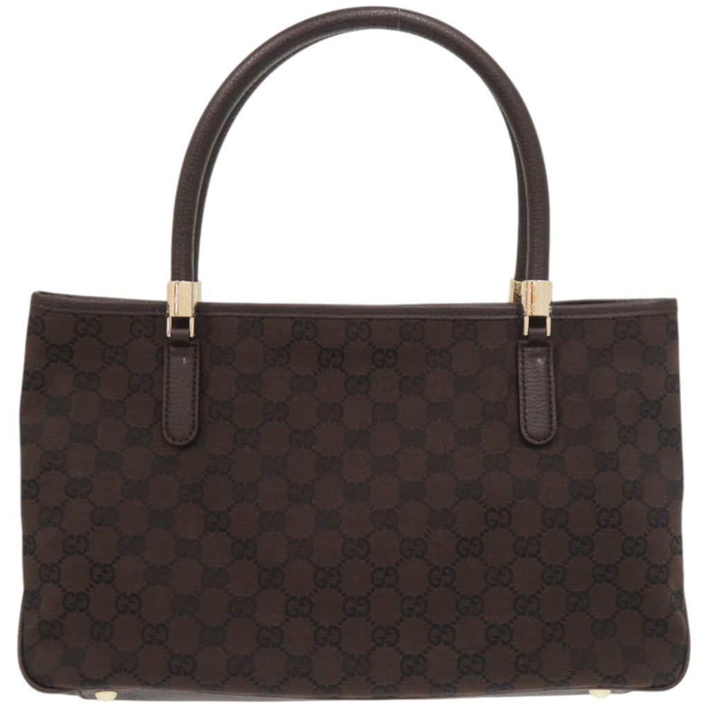 Gucci Gg Canvas Brown Gg Canvas Tote Bag (Pre-Owned)