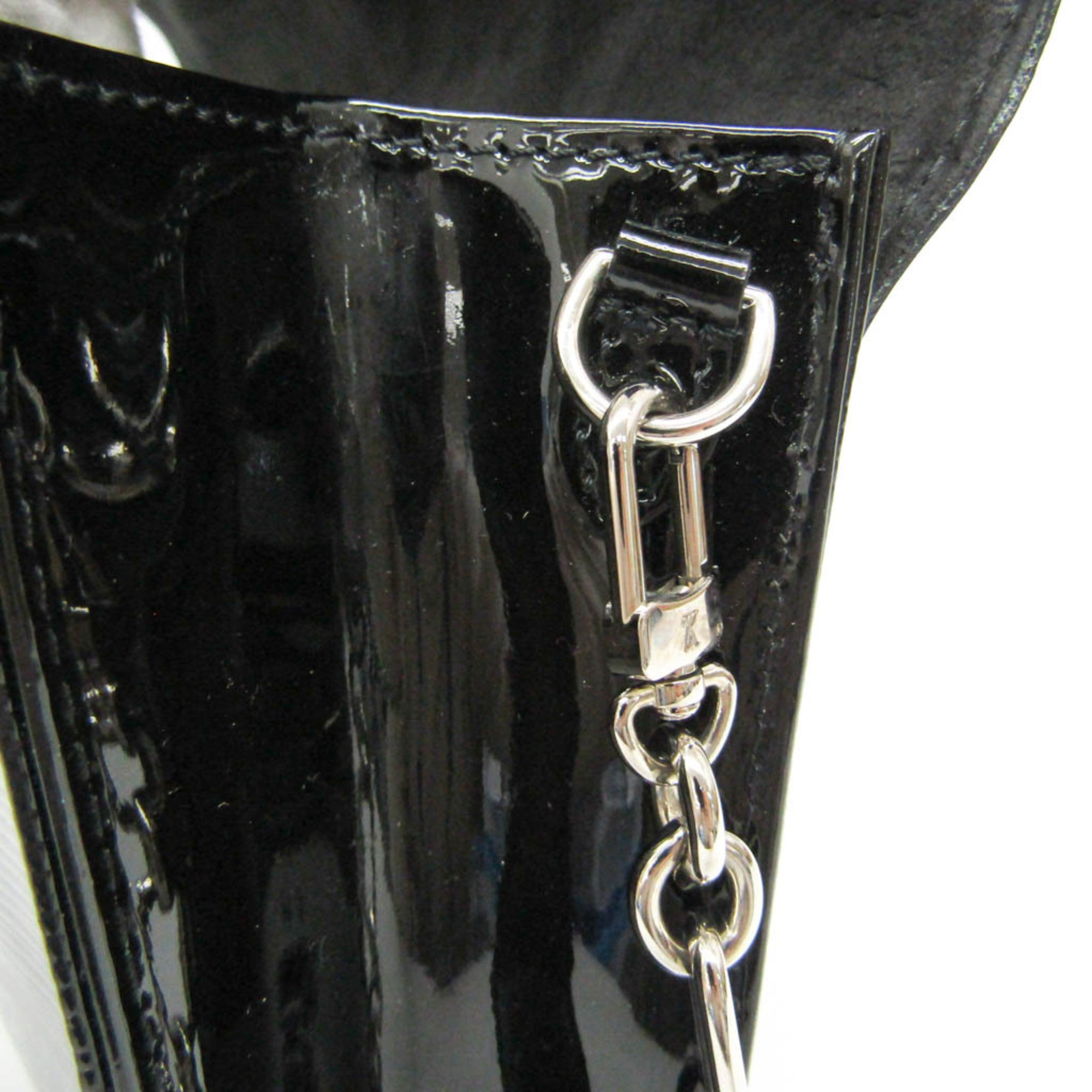 Louis Vuitton Epi Electric Noir Patent Leather Shoulder Bag (Pre-Owned)