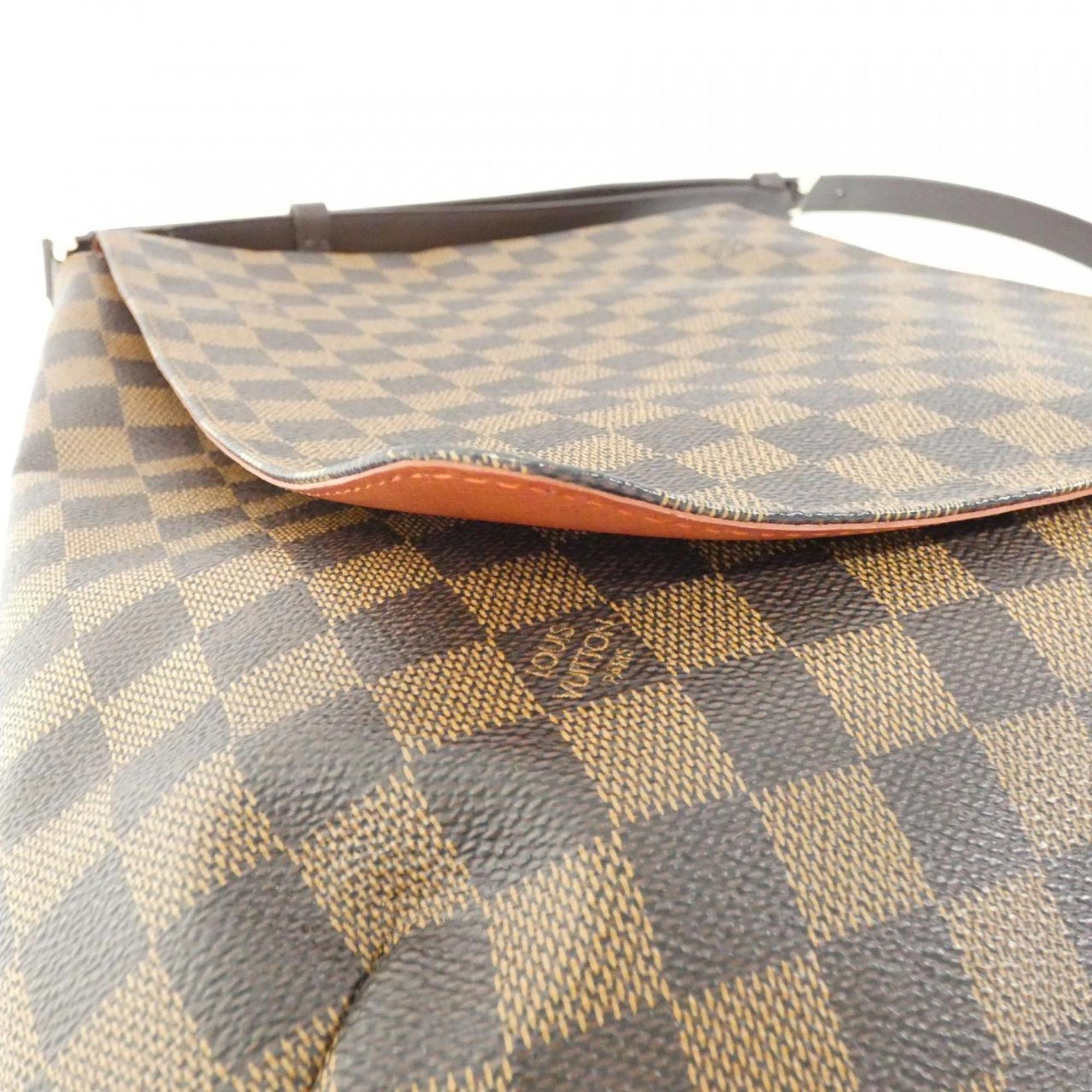 Louis Vuitton Damier Ebene Coated Canvas Shoulder Bag (Pre-Owned)
