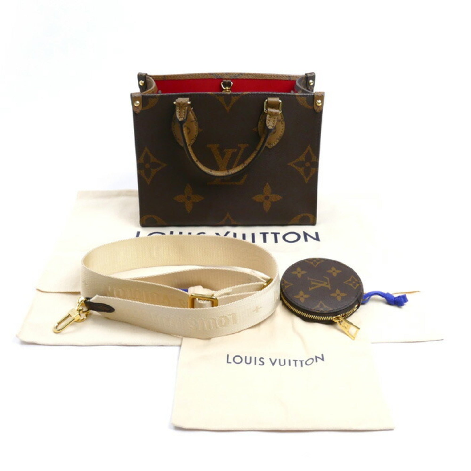 Louis Vuitton Brown Monogram Reverse Monogram Shoulder Bag (Pre-Owned)