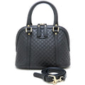 Gucci Black Leather Handbag (Pre-Owned)