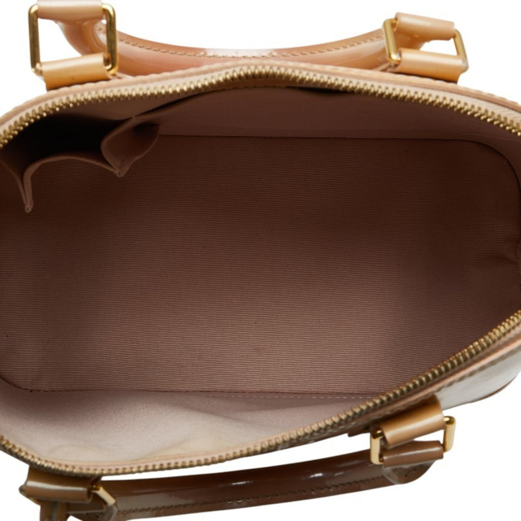 Louis Vuitton Beige Poodle Monogram Vernis Handbag (Pre-Owned)