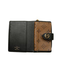 Louis Vuitton Brown Pvc Leather Wallet (Bi-Fold) (Pre-Owned)